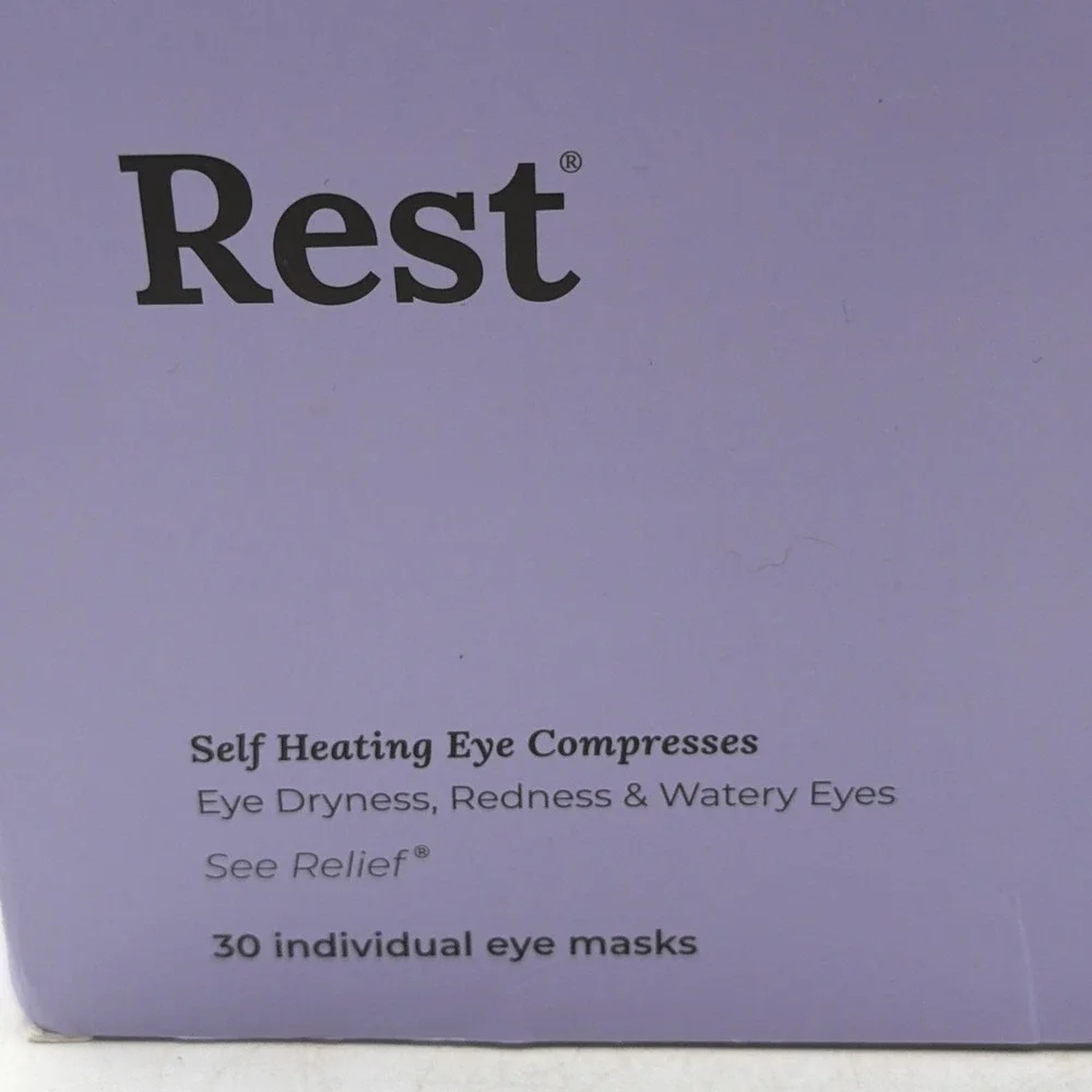 CorneaCare Rest Heated Eye Mask Dry Eye Relief Self-Heating Pads 29 Count